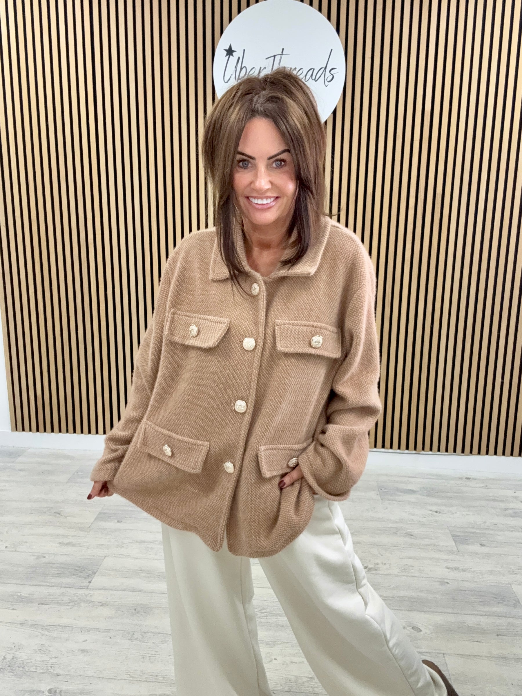 The Big Softie Military Jacket - Camel