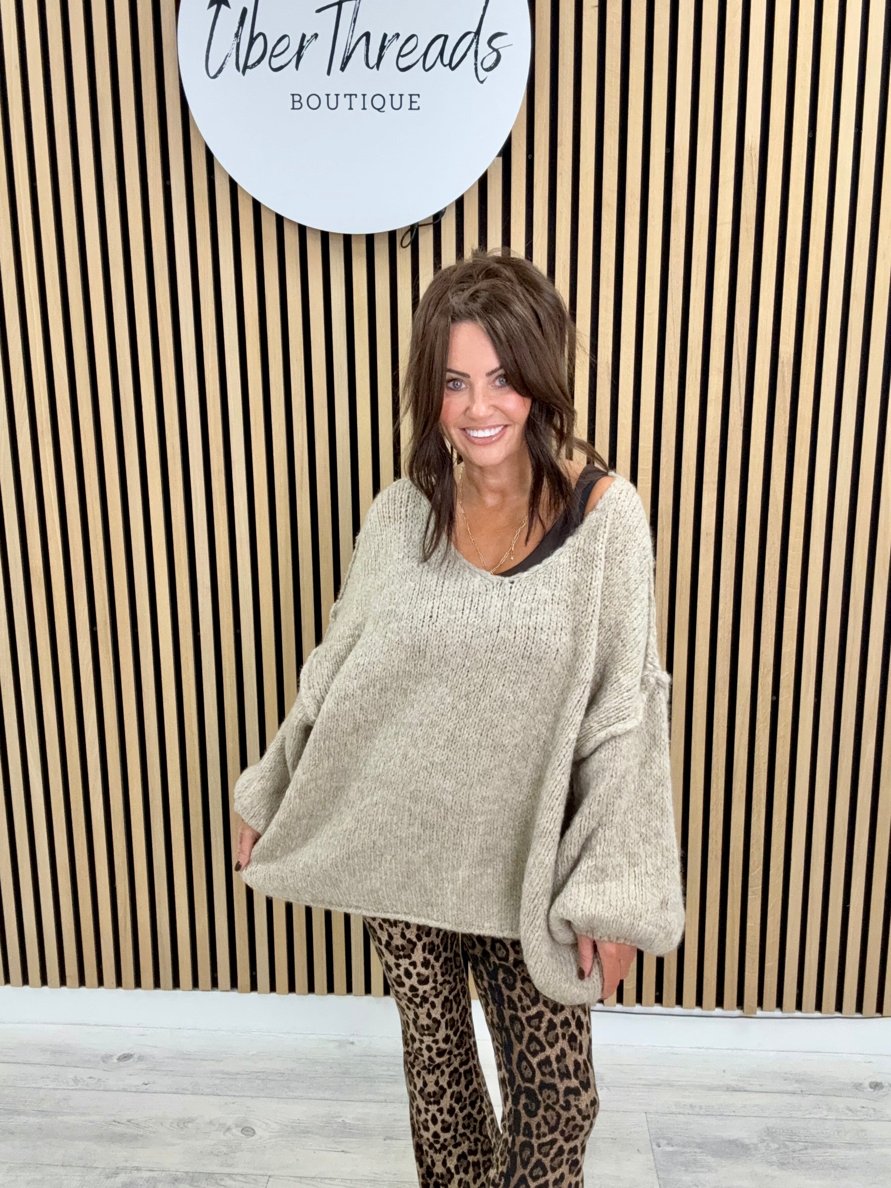 The Rustic Soft Knit - Oatmeal