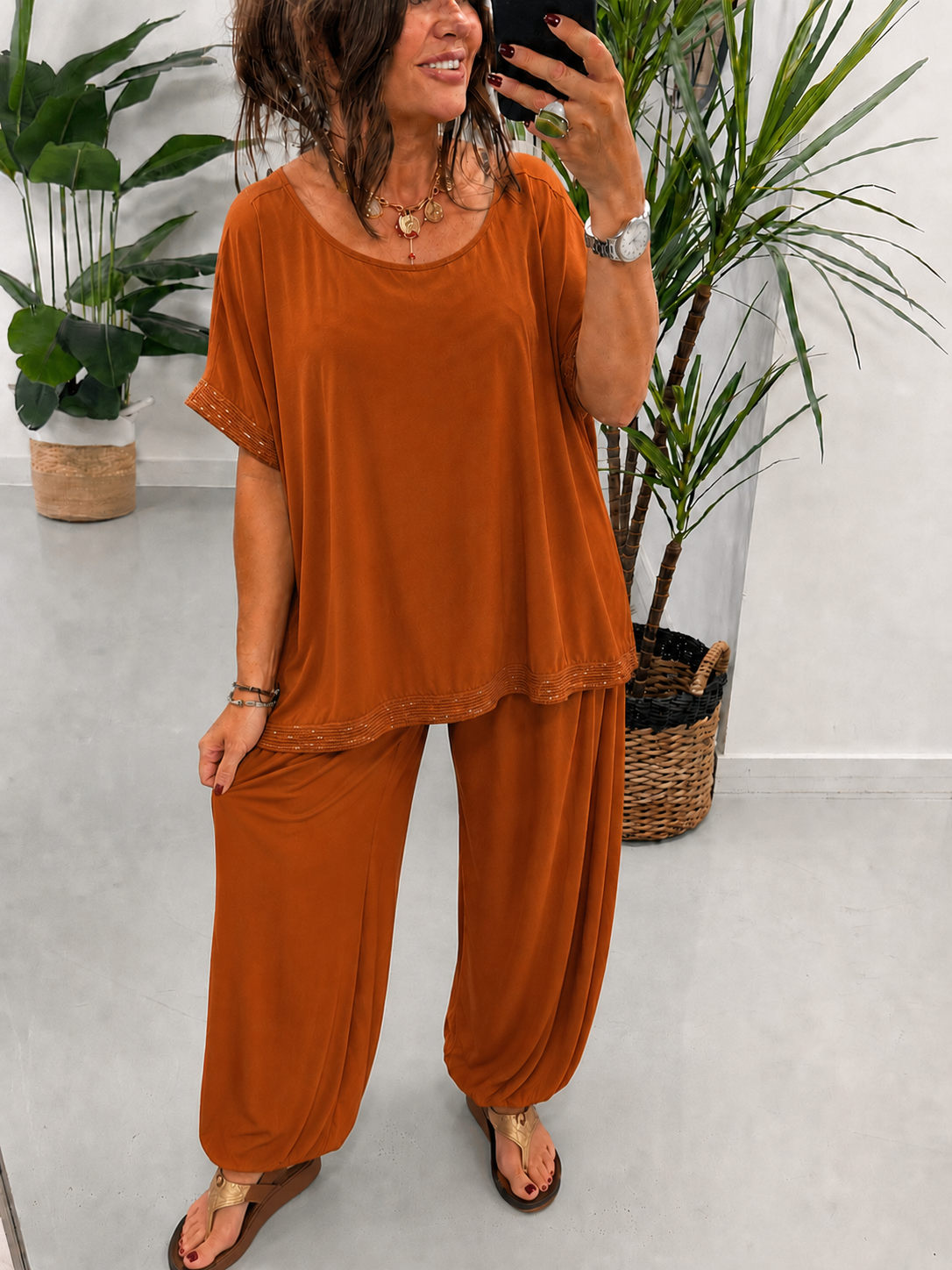 The Milano Two Piece - Rust