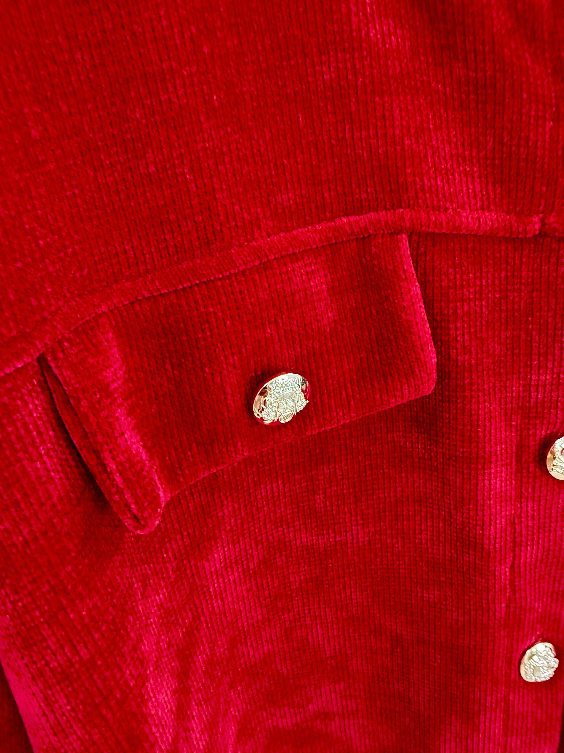 The Big Softie Military Shirt - Red