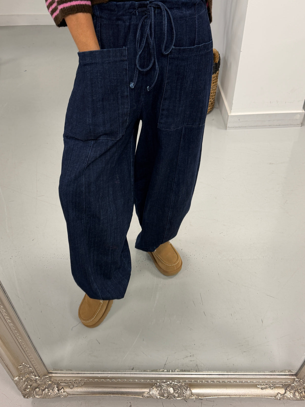 Oakley Barrel Pocket Jeans - Dark (Size 12 - 16)