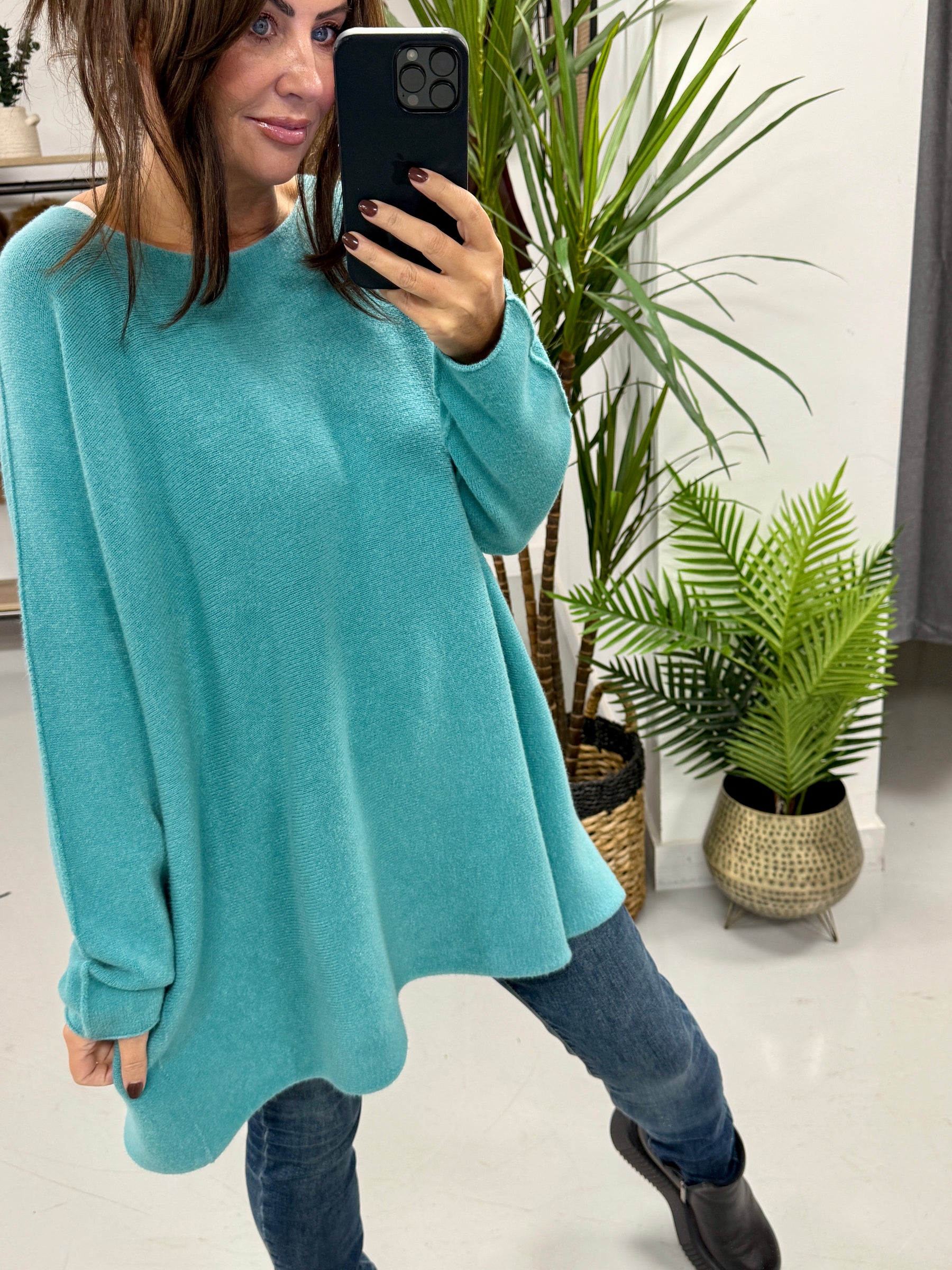 The Chelsea Round Neck Knit - Sage