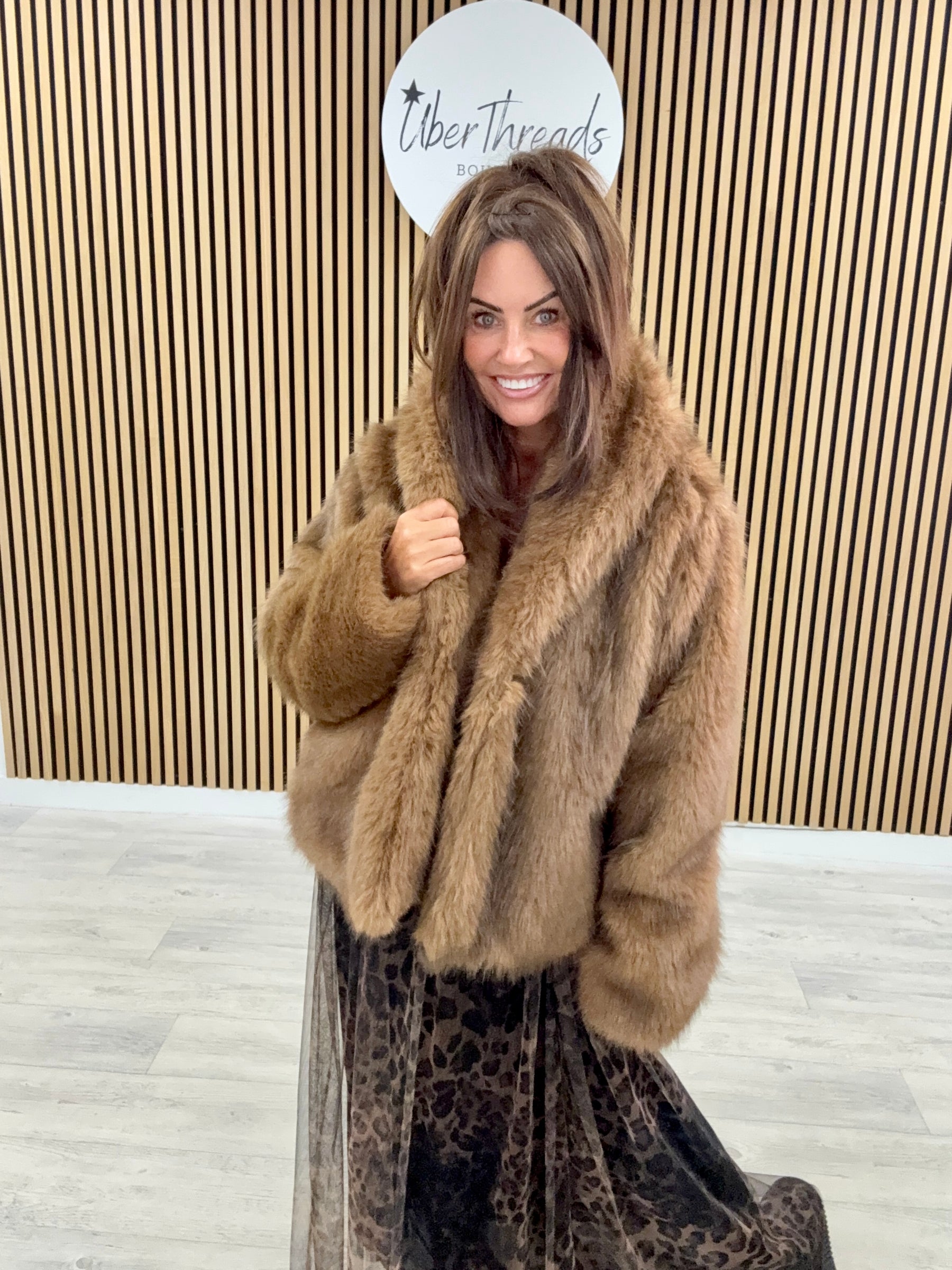 The Light Chocolate Faux Fur