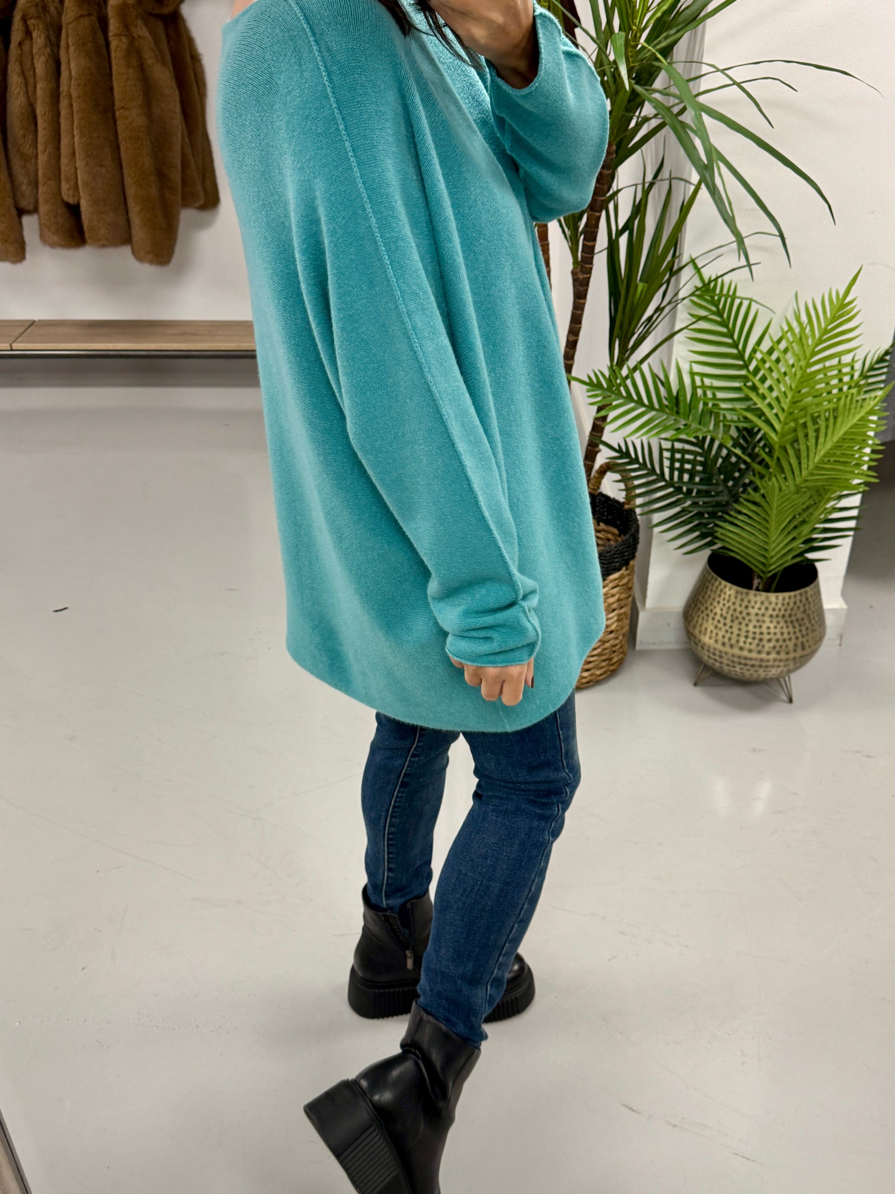 The Chelsea Round Neck Knit - Sage