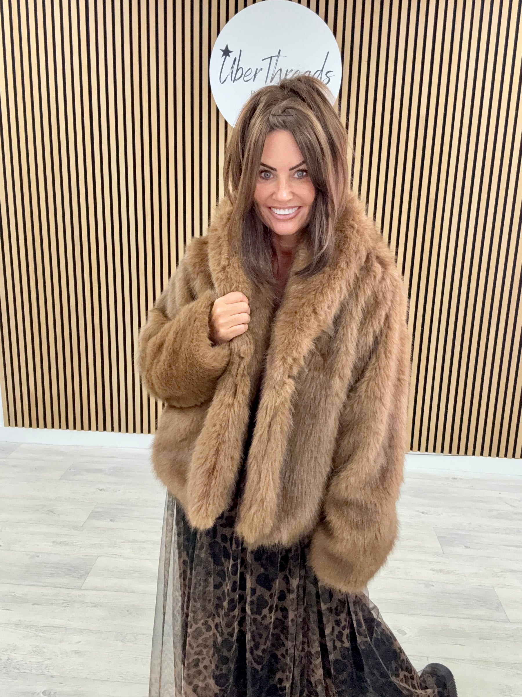 The Light Chocolate Faux Fur