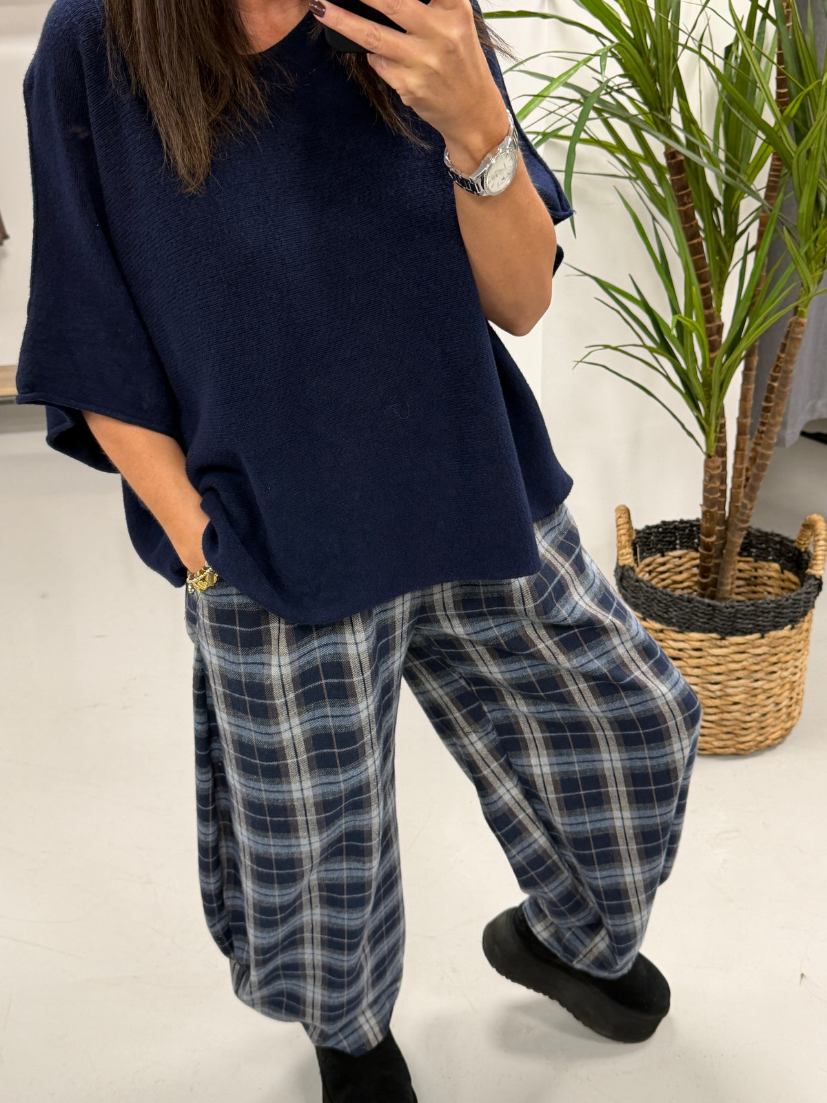 The Breacan Cocoon Joggers - Blue