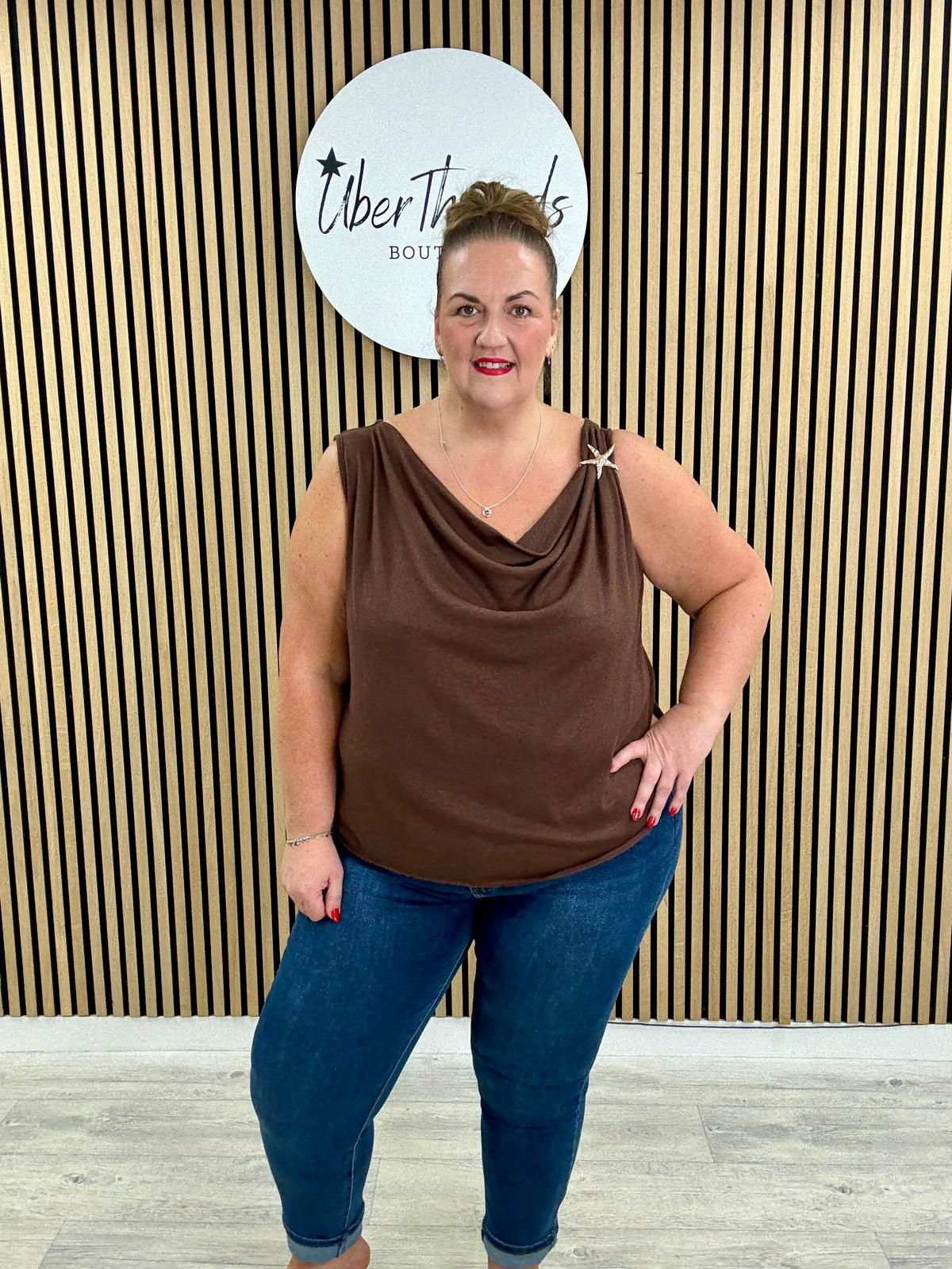 The Soft Knit Starfish - Chocolate