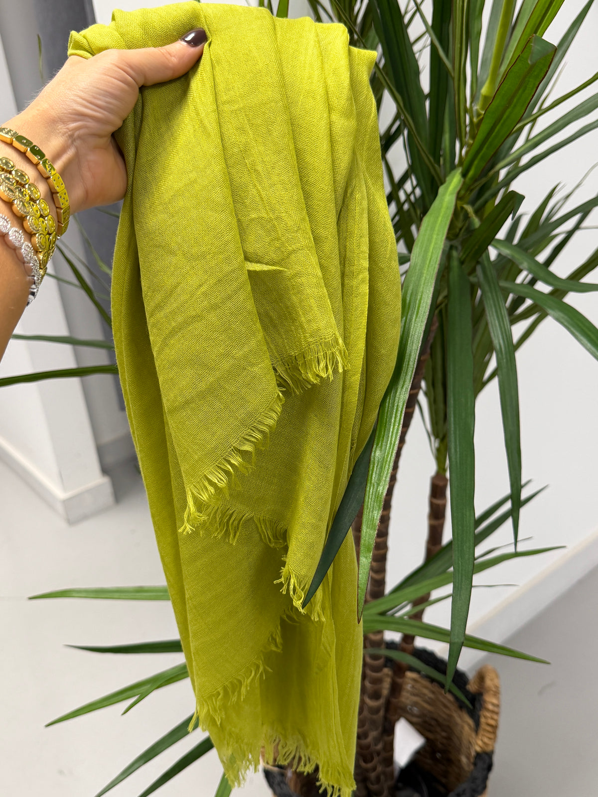 Summer Lightweight Scarf - Green