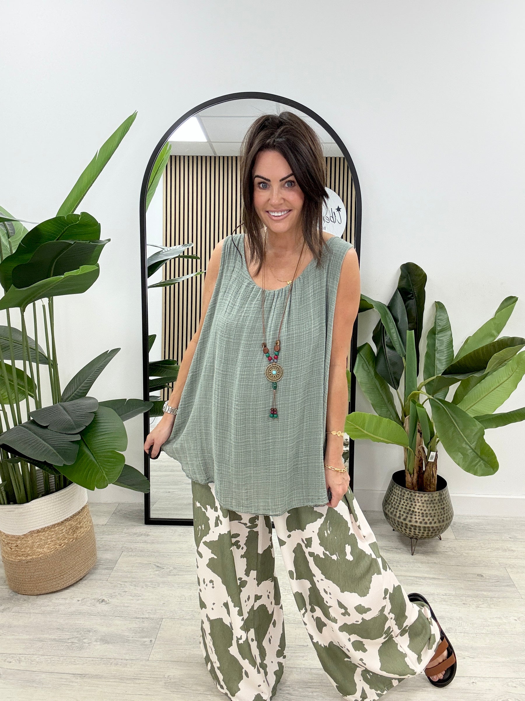 Slouch Vest - Khaki
