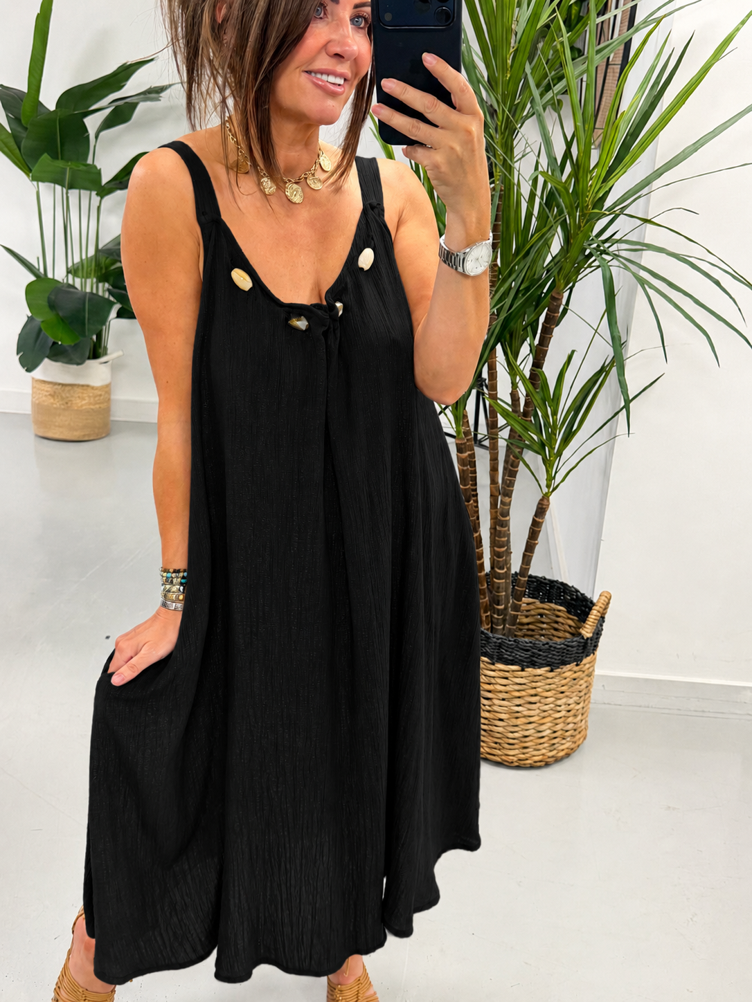 Bondi Sands Summer Dress - Black