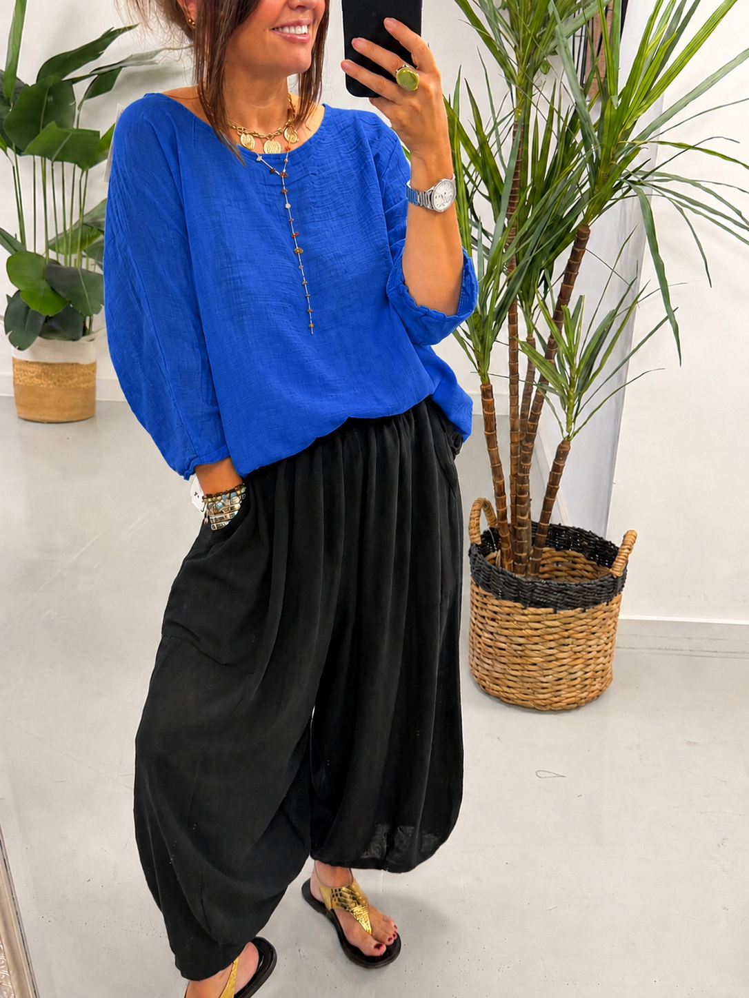Basic Cotton Top - Cobolt