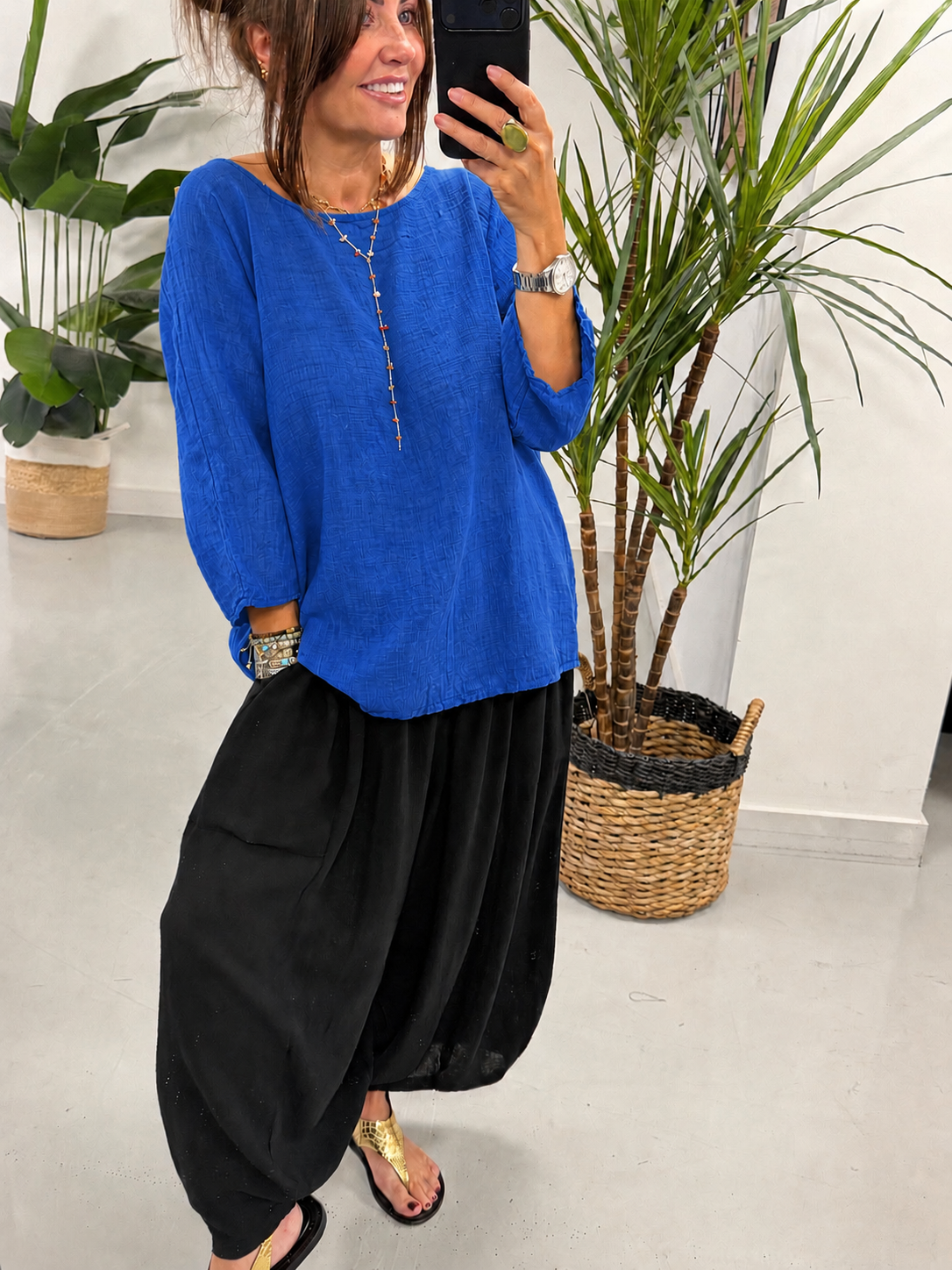 Basic Cotton Top - Cobolt