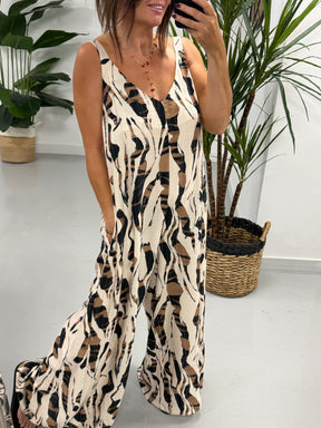 The Wavy Animal Jumpsuit -