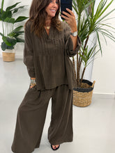 The Alessia Rustic Tunic - Chocolate