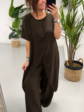 The Fiji Two Piece (standard) - Chocolate