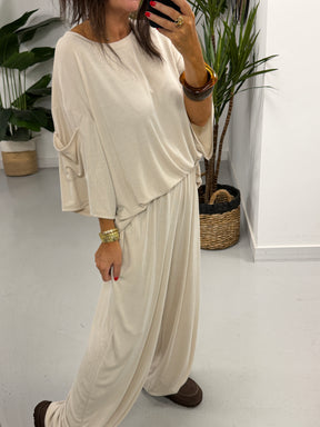 The UTB Weekend Slouch Co-Ord - Cream (Size 2)