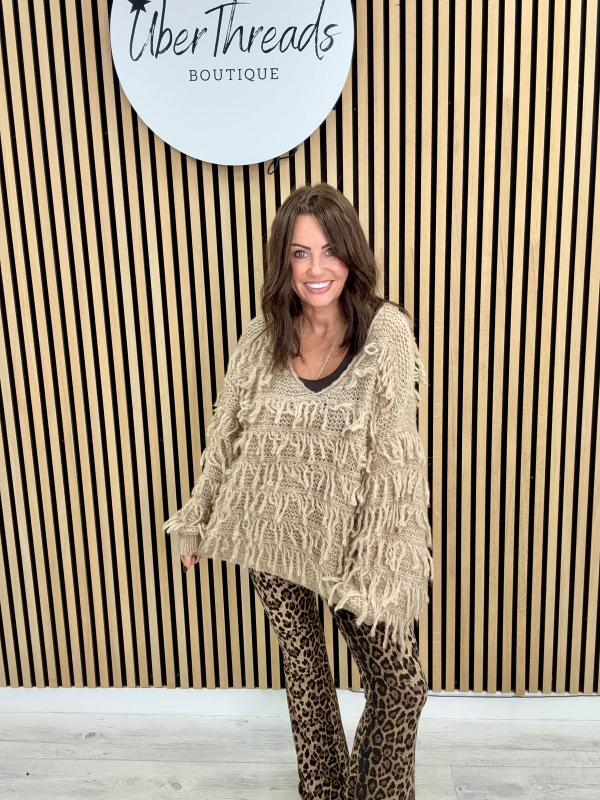 The Shaggy Jumper - Camel