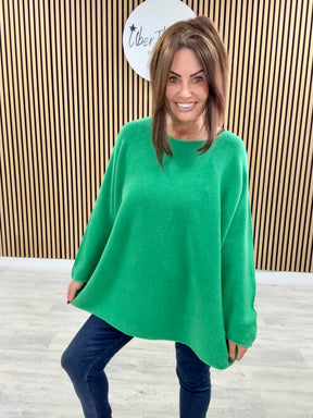 The Chelsea Round Neck Knit - Emerald