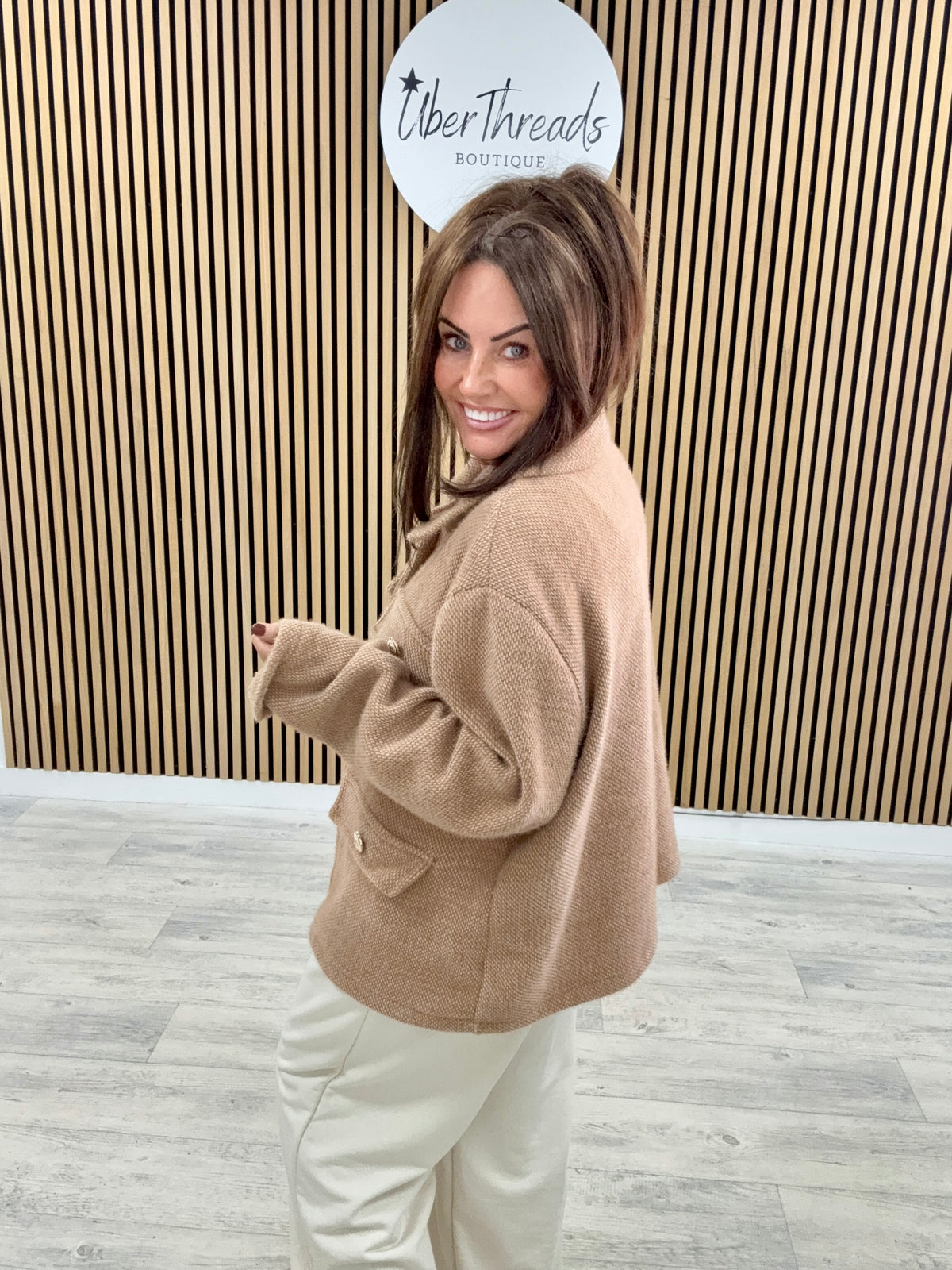 The Big Softie Military Jacket - Camel