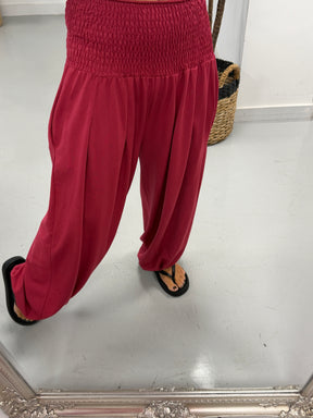 The Freestyle Balloon Joggers - Wine