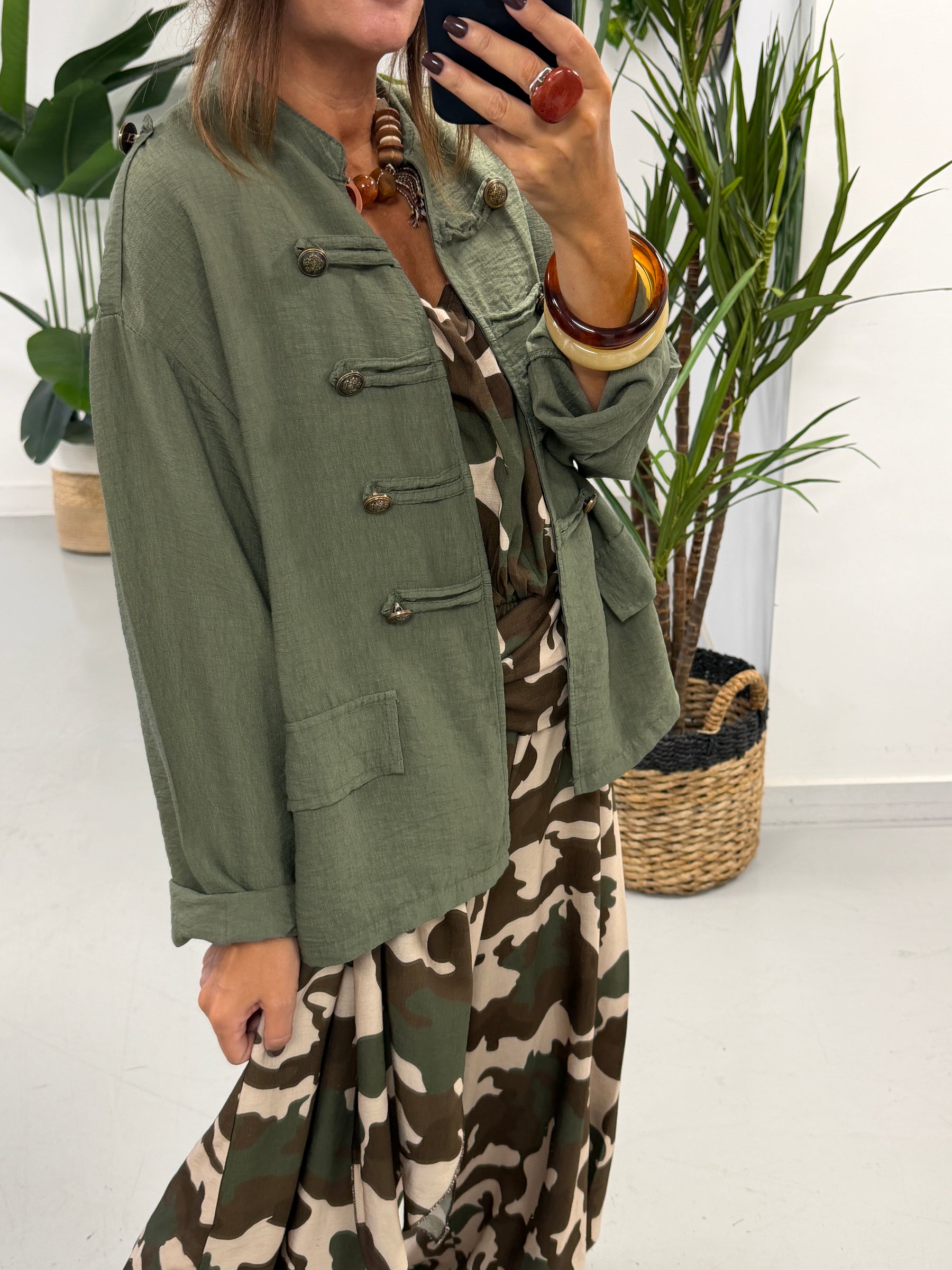 Military Jacket - Khaki