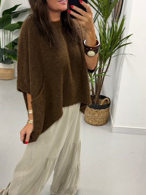 Zeta Otto Slouch Knit - Chocolate