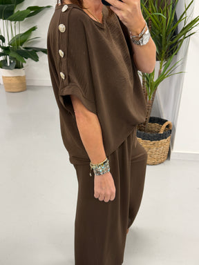 Military Two Piece - Chocolate