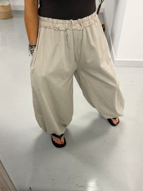 The Urban Retreat Balloon Trousers - Stone