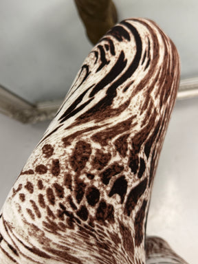 Soft Touch Leggings - Chocolate/Cream Mixed Animal Print