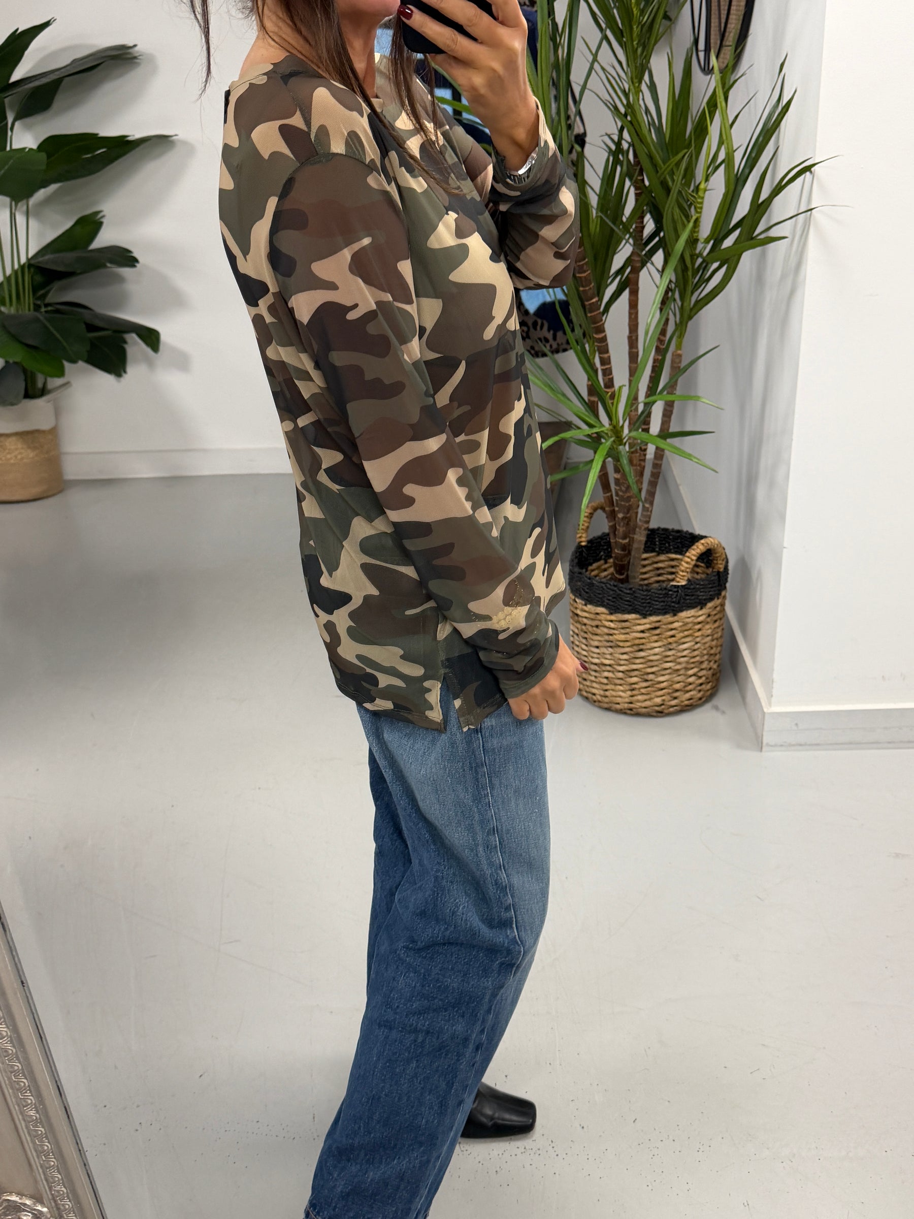 The Mesh - Camo  (Size 12-18)