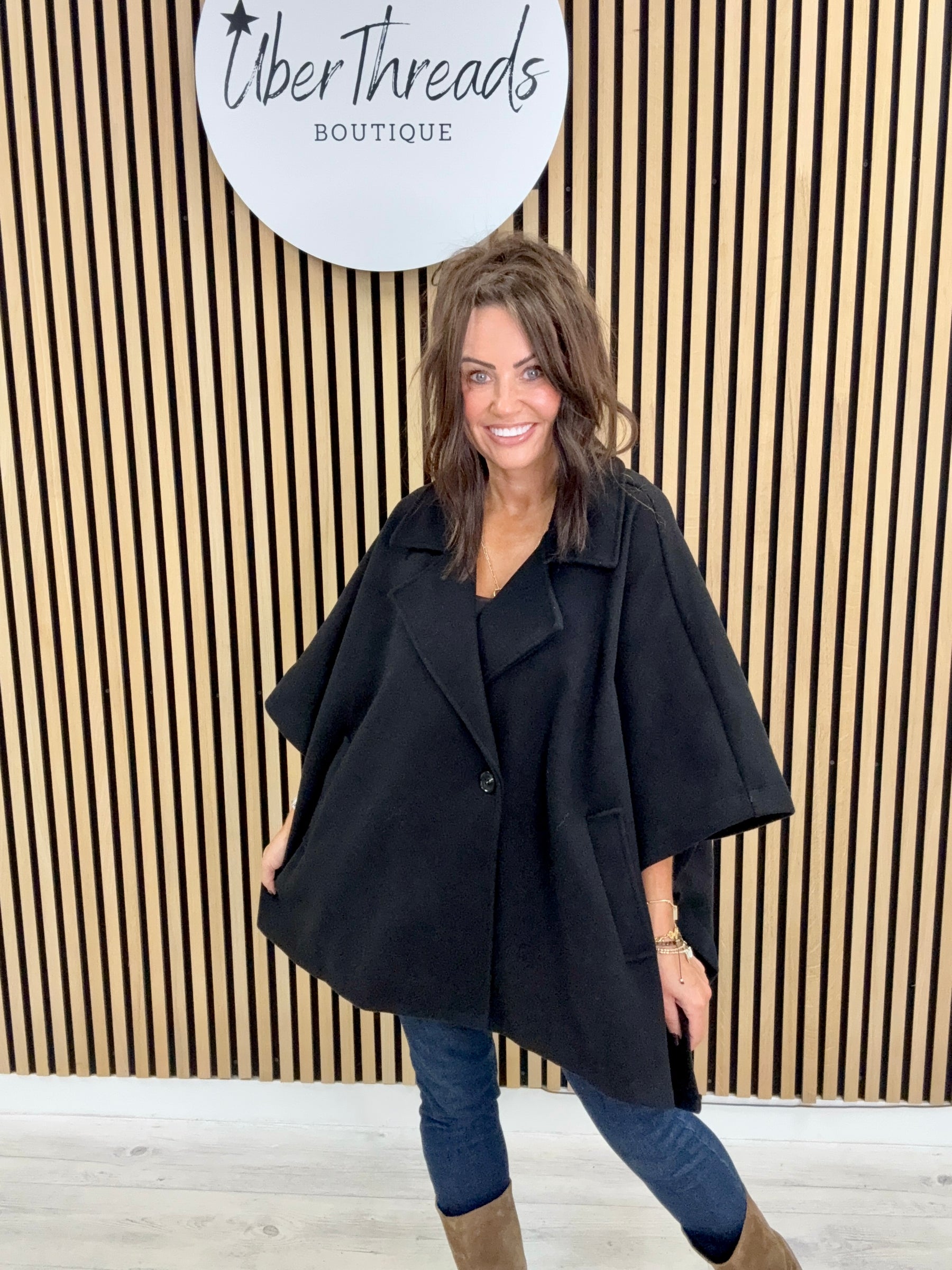 Autumn Cape - Black