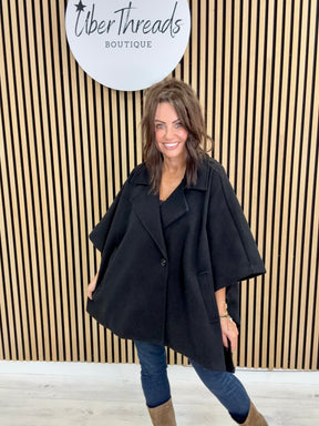 Autumn Cape - Black