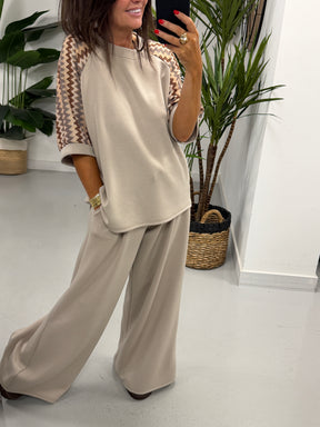 The Ziggy Scuba Tracksuit - Cream