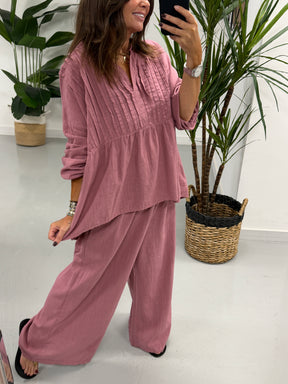 The Alessia Rustic Palazzo’s - Raspberry