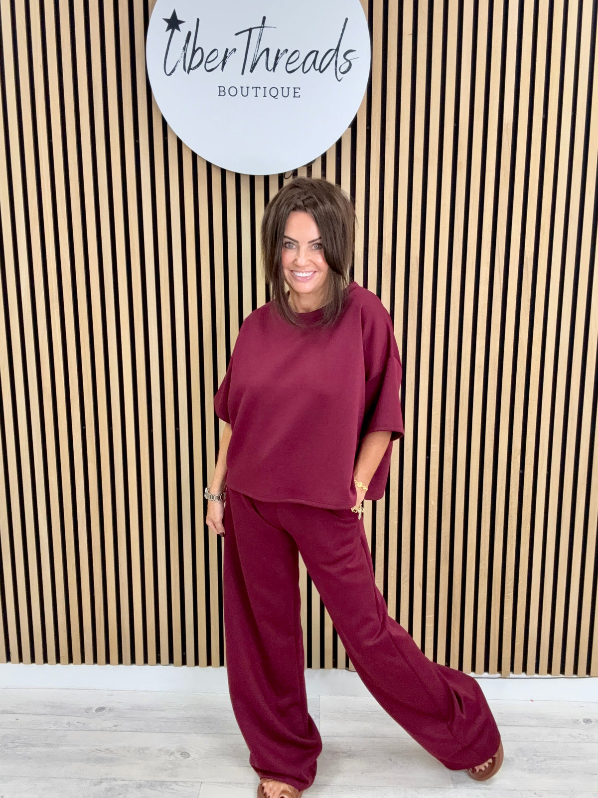 The Boxy Lounge Set - Mulberry