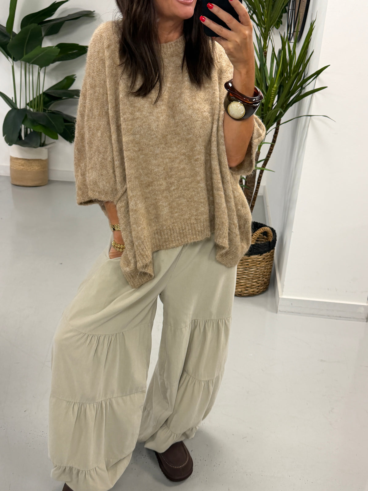 Zeta Otto Slouch Knit - Camel