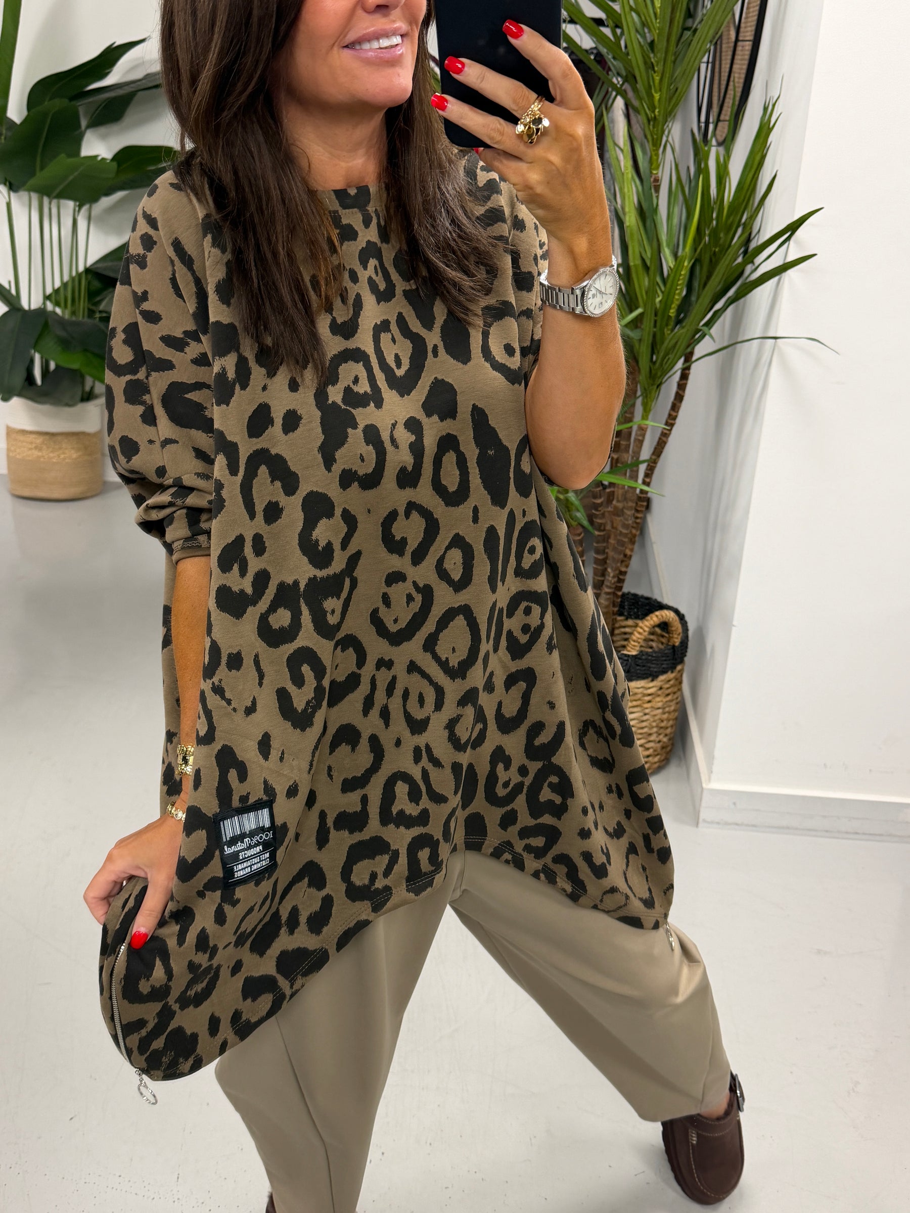 The Animal Dipped Hem - Coffee
