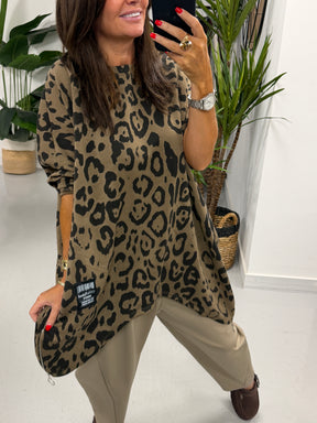 The Animal Dipped Hem - Coffee