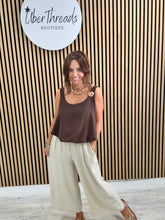 The San Marino Swirl Top - Chocolate