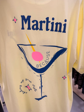 Martini Slogan Tee