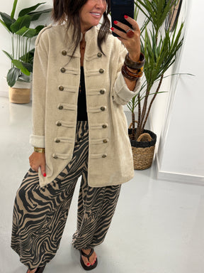 The Big Softie Military Jacket - Cream