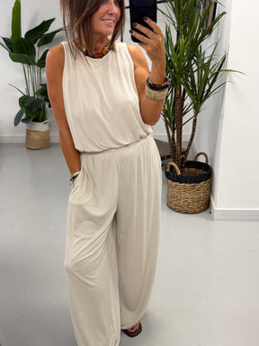 The Weekend Slouch Balloon Set - Cream