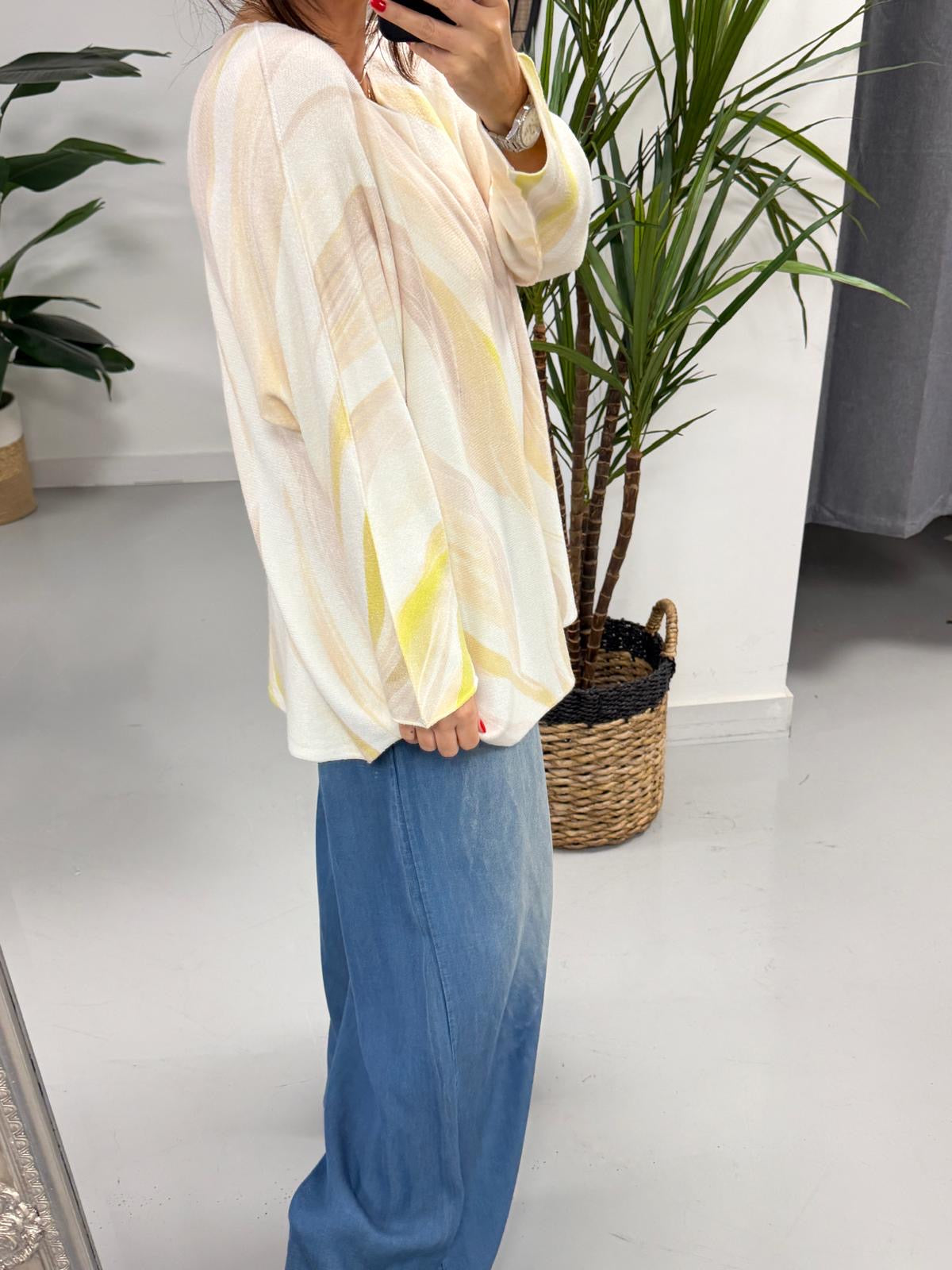 The Swirl Soft Knit - Lemon (Special Buy - No Return)