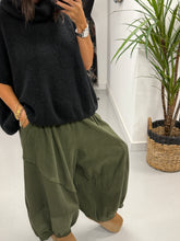 Needlecord Hybrid Cocoon Trouser - Khaki