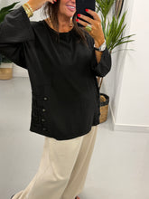Military Slouch Top - Black