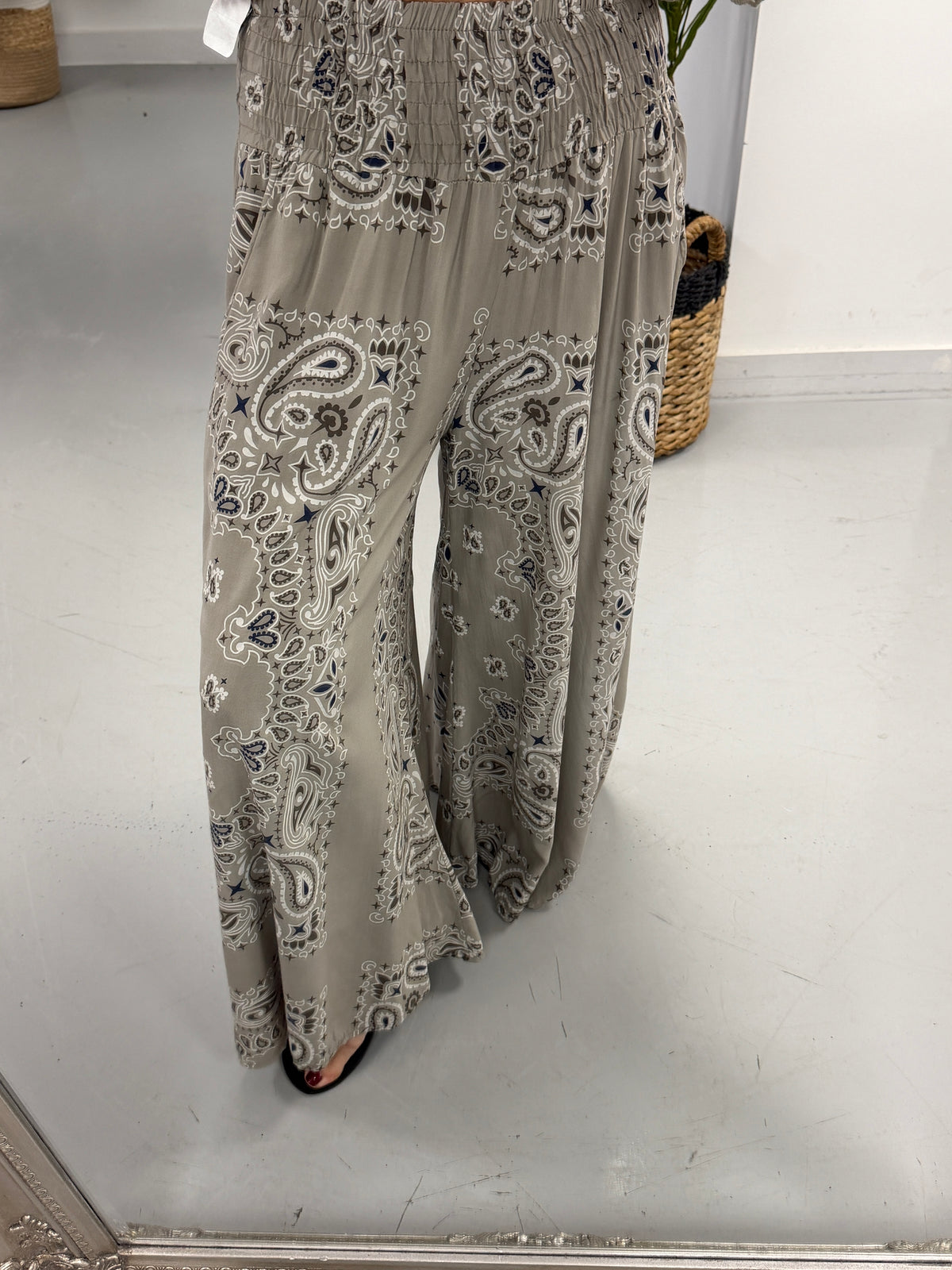 The Bandana Palazzo - Taupe