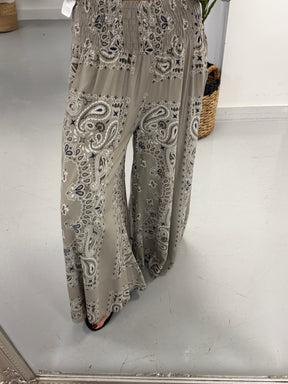The Bandana Palazzo - Taupe
