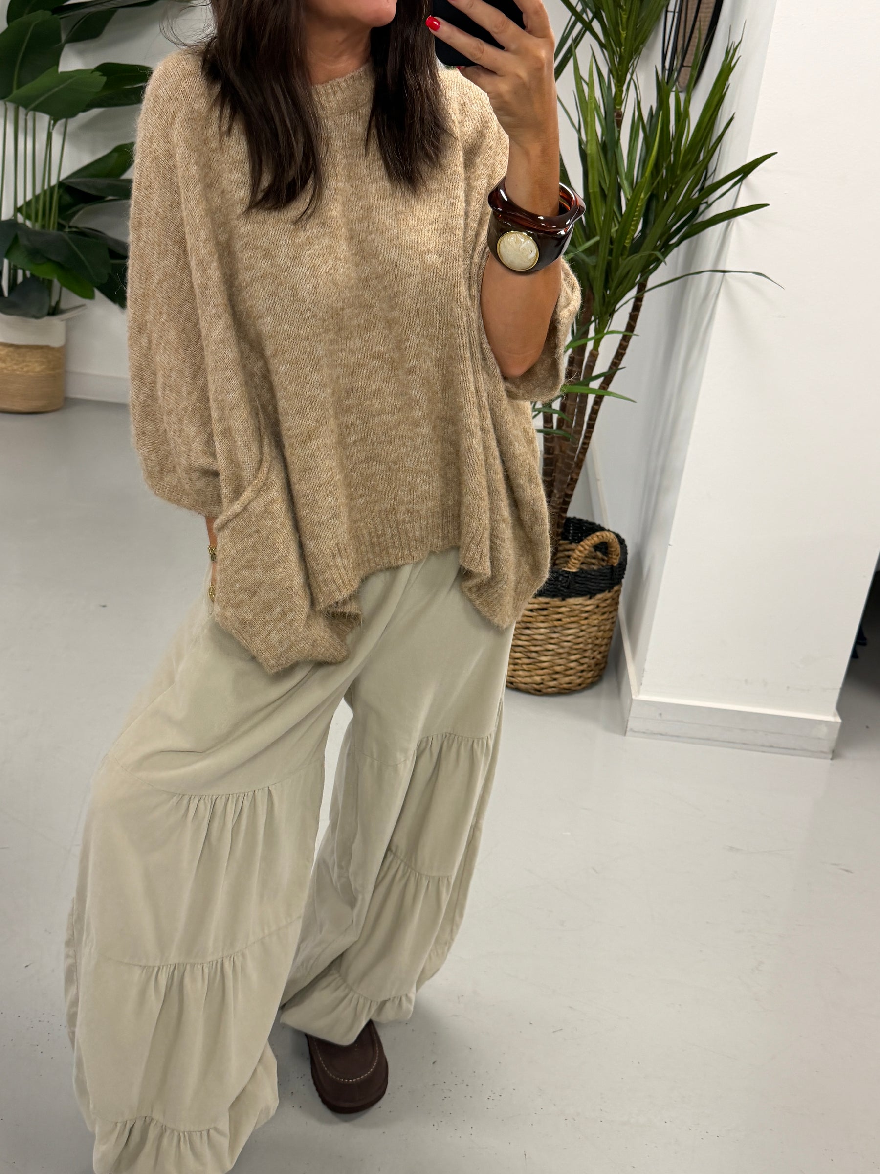 Zeta Otto Slouch Knit - Camel