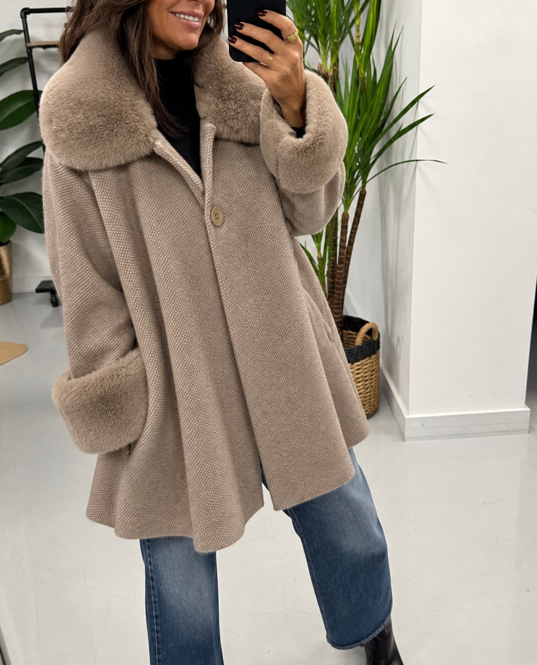Kensington Swing Jacket - Camel