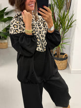 Animal Scuba Zip Up Sweater- Black (Size 12-16)
